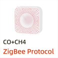 thumbnail image 1 of Sensor de Gas Natural y Monóxido de Carbono Tuya Smart Zigbee, Conexión de Válvula, Alarma de Fuga de Metano, Aplicación Home Smart Life, 1 of 5