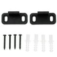 thumbnail image 1 of FUTUREORYY 2 Sets Sliding Door Guides Plastic Black Prevent Swinging Installation, 1 of 6