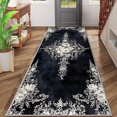 thumbnail image 2 of 2x6 FT Kitchen Runner Rugs Non Skid Washable, Faux Wool Rug Runners for Hallways Bathroom Carpet Runner, Soft Indoor Modern Floor Rug for Entryway Laundry Room, 2 of 11