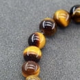 thumbnail image 5 of RSAMD 8mm Natural Stones Lava Tiger Eye Lapis Howlite Turquoise Beads Bracelet Jewelry-2 Yellow Tiger Eye-8mm Beads-19cm(7.48inch), 5 of 8