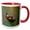 Red/White, variant on 3drose, Gondola Boats, Grand Canal of Venice, Italy - Eu16 Bba0179 - Bill Bachmann, 11oz Two-tone Yellow Mug