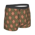 thumbnail image 3 of Bingfone Green and Pink Squares Men's Underwear - Casual Stretch Boxer Briefs-X-Large, 3 of 9