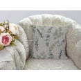 thumbnail image 3 of Cushion Cover Decorative Green Leaf Watercolor Multipack Eucalyptus Branches Hand Floral, 3 of 5