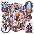thumbnail image 3 of 35pcs-50pcs Halloween Stickers Stationery Stickers Ghost Decals Funny Stickers for Suitcase Fridge Laptop, 3 of 9