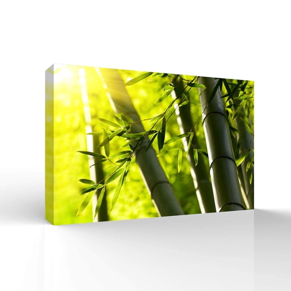 Wall26-Canvas Wall Art-Quiet Bamboo Grove-Giclee Painting Wall Bedroom Living House Decoration Home Art - 24x36 inches
