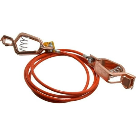 

Hubbell Workplace Solutions 19 AWG 5 Ft. Alligator Clip Grounding Cable with Clamps