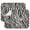 Cameosa-20, variant on Cartoon Zebra Dish Mat – Cute Zebra Print with Colorful Stripes, Fun and Modern Zebra Pattern for Kitchen Decor