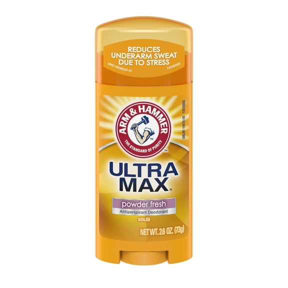 Arm & Hammer Ultra Max Solid Anti-Perspirant Deodorant Powder Fresh 2.6oz for Ladies