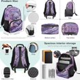 thumbnail image 4 of Garronmavis Girls Backpack with Lunch Box 4-Piece Set, Includes School Backpack, Lunch Bag, Pencil Case, Water Bottle Holder, Cute Koala Print Kids Backpack Set for Elementary School Daily Use, 4 of 6