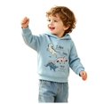 thumbnail image 6 of Hessimy 2-3 Years Toddler Boys Monster Truck and Dinosaur Graphic Pullover Hoodie,Fun Print Long Sleeve Sweatshirt, 6 of 9