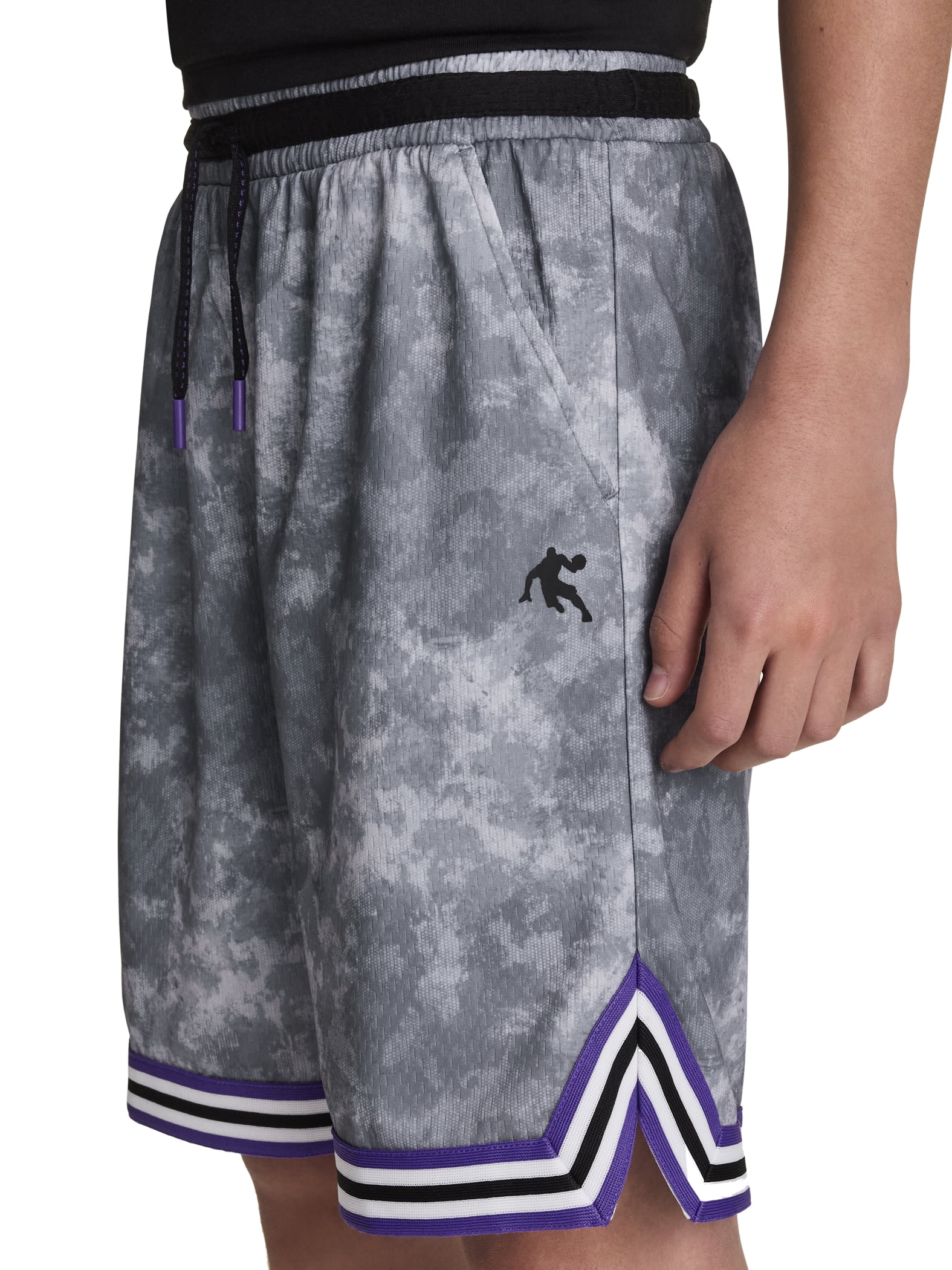 AND1 Boy's Athletic Performance Challenger Short 8" Inseam, Sizes 4-18