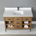 thumbnail image 2 of Kesia 48" Single Bathroom Vanity Set in Brown Pine without Mirror, 2 of 8