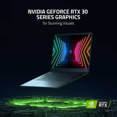 Razer - Blade 15 Advanced - 15.6" Gaming Laptop - 4K OLED - Intel Core i9 - NVIDIA GeForce RTX 3080 - 32GB RAM - 1TB SSD - Black