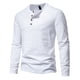 thumbnail image 4 of Jersey de botones de moda informal para hombre: camiseta estampada de manga larga, material de poliéster, uso diario/laboral, 4 of 6