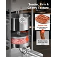 thumbnail image 4 of Manual Sausage Stuffer, 10L Vertical Design, 2-Speed Meat Filler with 5 Stainless Steel Tubes, Perfect for Home Butchers & Professional Use, 4 of 11