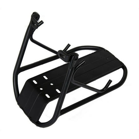 Supvox Black Lightweight Bike Front Cargo Rack with Quick Release for Road and Folding Bikes