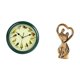 thumbnail image 5 of Reloj de pared decorativo con diseño de pájaros cantores, reloj musical con sonido de pájaros, estatua de pareja, figura de cerámica, funciona con pil, 5 of 8