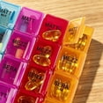 thumbnail image 6 of 14-Day Pill Organizer 4 Times Daily, 56 Compartments Travel Medicine Organizer with Leatherette Case, Portable Vitamin & Supplement Storage Box, 6 of 9