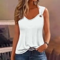 thumbnail image 2 of Camisetas Casuales para las Mujeres Camisola sin Mangas Impresa de Ajuste Suelto para el Hogar Y el Uso Diario, 2 of 5