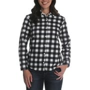 Women's Casual Long Sleeve Knit Fleece Shirt