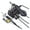 Black, variant on 750W Rework Soldering Station 2 in 1 hot air soldering iron LCD Digital display welding station ,Precision Control