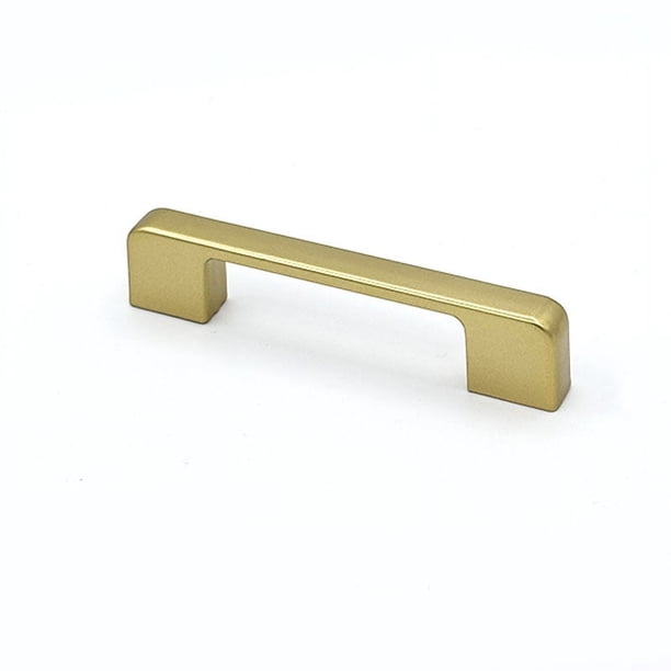 Manija negra de aleación de aluminio, manija moderna y simple para puerta de armario, manija de puerta de aleación de aluminio de un solo orificio