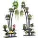 thumbnail image 1 of Soporte for plantas de interior de 5 niveles de altura, paquete de 2, estante grande de Metal for plantas, estante de exhibición for macetas de bonsái y flores, 1 of 6