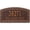 White, variant on Art Nuevo Top Mount Address Plaque - White