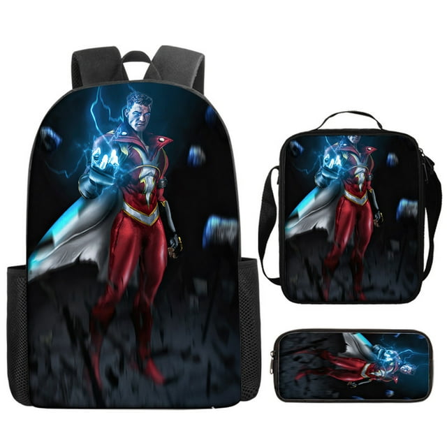 DC Super Hero Backpack, Batman Superman Surrounding Student Schoolbag, Suitable For Primary And Secondary School Students-HAPDEN