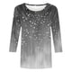 thumbnail image 5 of Vestido Corto para las Mujeres Cuello Redondo Manga Corta Impresa Suéter, Moda Casual Estilo Línea, 5 of 5