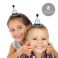 thumbnail image 2 of Big Dot of Happiness Batter Up - Baseball - Mini Cone Baby Shower or Birthday Party Hats - Small Little Party Hats - Set of 8, 2 of 8