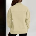 thumbnail image 5 of BLVB Oversized Sweatshirt for Women Trendy Mock Neck Pullover Long Sleeve Tops Casual Fall Clothes with Pockets, 5 of 7