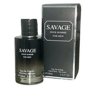 Savage Pour Homme Eau De Toilette Spray For Men 3.4/3.3 Oz / 100 ml New In Box