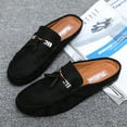 thumbnail image 6 of Spring Summer New Men's Casual Loafers Breathable Leather Flats Slippers Comfort Driving Shoes Moccasins Outdoor Walking Shoes, 6 of 13