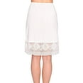 thumbnail image 3 of Women's Anti-Static Half Slip Underskirt for Under Dresses Solid Color Elastic Waist Inner Lining Mid-length Skirt, 3 of 6