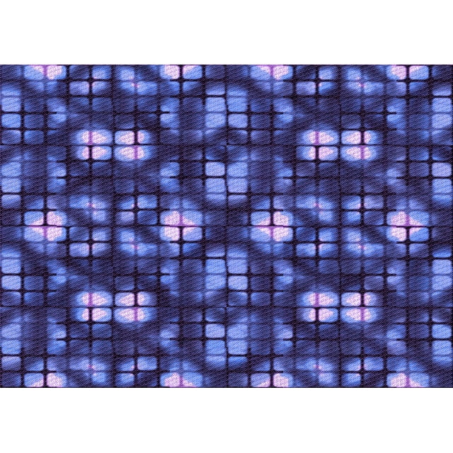 Ahgly Company Machine Washable Indoor Rectangle Transitional Light Slate Blue Area Rugs, 2' x 4'