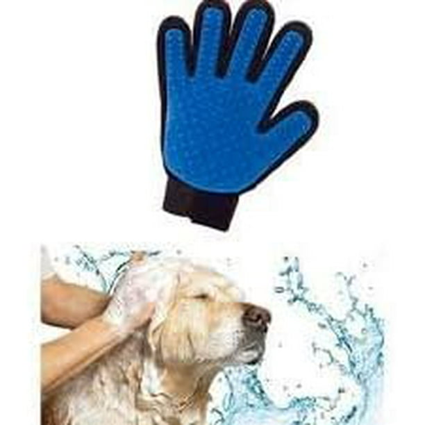 IMPROVED VERSION Pet Grooming Glove Brush Mit Deshedding Tool for Removing Pet Hair Pet Massage and Bathing Brush Comb Mit for All sizes of Dogs Cats and other Pets Right