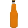 thumbnail image 2 of Blank Neoprene Beer Bottle Coolie (2 Pack, Orange), 2 of 8