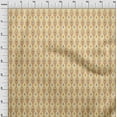 thumbnail image 4 of oneOone Rayon Light Yellow Fabric Asian Ikat Sewing Material Print Fabric By The Yard 56 Inch Wide, 4 of 4