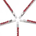 thumbnail image 3 of OATIPHO 15Pcs Red Rhinestone Hair Pins Stylish Hair Accessories for Wedding and Daily Use, 3 of 8
