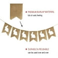 thumbnail image 4 of Easter Bunny Burlap Wreath Decoration with Banner Flag Raising Party Set for Spring Celebration, 4 of 7