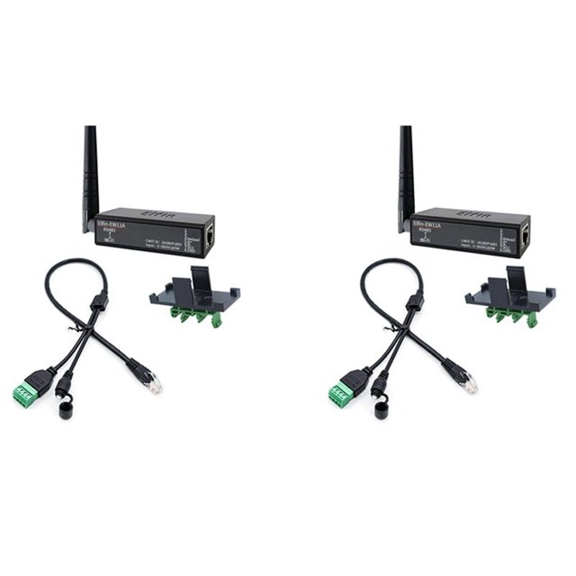 2X Port Série RS485 vers WiFi Module Serveur Convertisseur -EW11A-0 Modbus Protocole Transfert de Données via WiFi