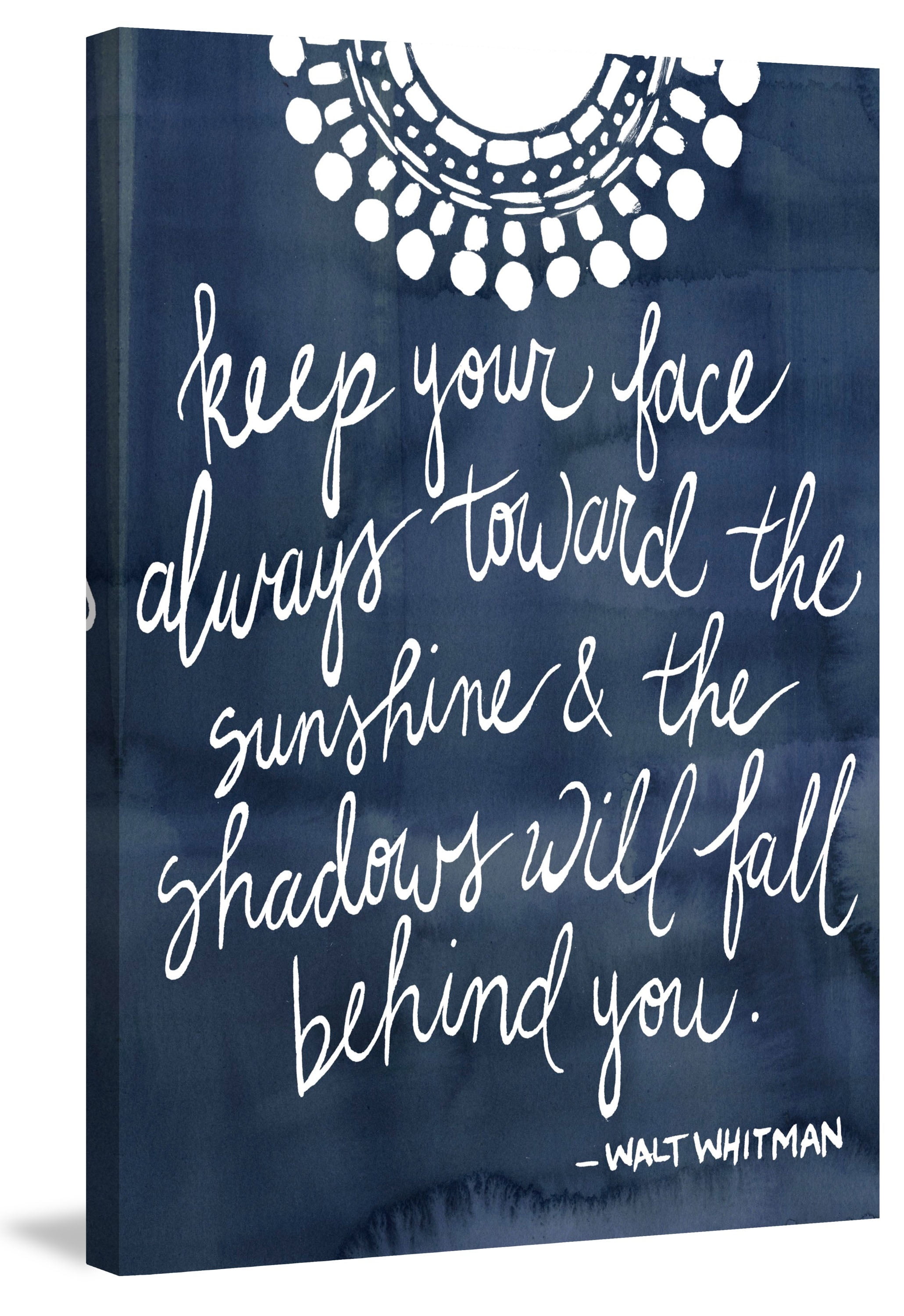 "Toward the Sunshine" Painting Print on Wrapped Canvas