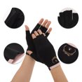 thumbnail image 3 of Unique Bargains 1 Pair Anti-slip Bears Manicure Gloves Black, 3 of 6