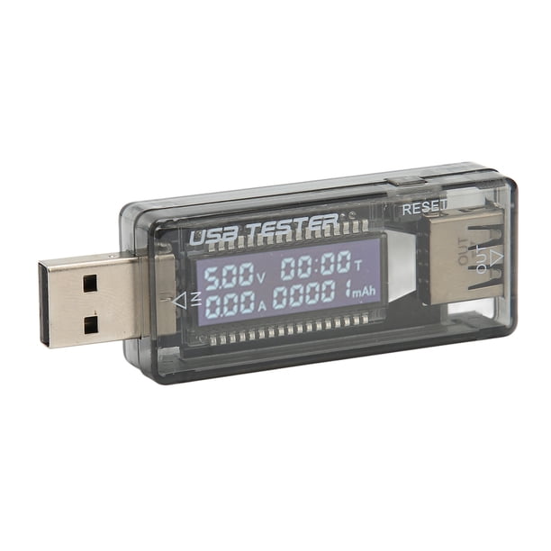 Probador USB, 3.5-20V 0-3.3A Probador De Corriente USB Portátil Preciso De Alta Precisión Para Computadoras Portátiles