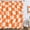 A-orange Checkered 70s, variant on Aesthetic Checkered 70s Shower Curtain 72" Wx72 L Black White Colorful Funky Trendy Maximalist Teen Girl Vintage 60s Groovy Eclectic Bathroom Accessories Set Decor Waterproof Fabric 12 Hooks