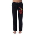 thumbnail image 5 of DC Womens' Wonder Woman Classic Star Stripe Logo Sleep Pajama Pants, 5 of 5