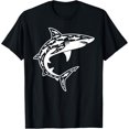 thumbnail image 1 of Disfraz de tiburón fresco para hombres y mujeres, camiseta de gran amante del tiburón blanco, 1 of 2