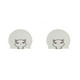 thumbnail image 1 of Sonducket Gorros de piscina, gorro de baño Unisex elástico de dibujos animados, protege las orejas, casco de buceo, suministros para deportes Blanco 2piezas, 1 of 6