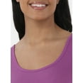 thumbnail image 4 of Time and Tru Women's Ribbed Tank Top, Sizes XS-XXXL, 4 of 5